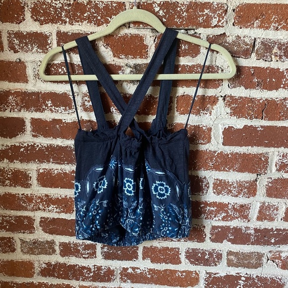 We the Free Free People Blue Floral Tank Top - Picture 3 of 8